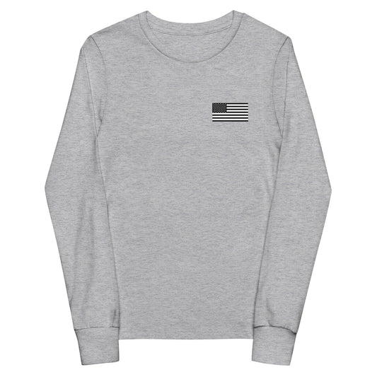 Performance | Youth Long Sleeve T-Shirt | F - 60th ADA | Flag Logo