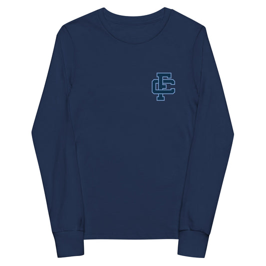 Performance | Youth Long Sleeve T-Shirt | Fellowship Christian School | Vanguard Crest Logo