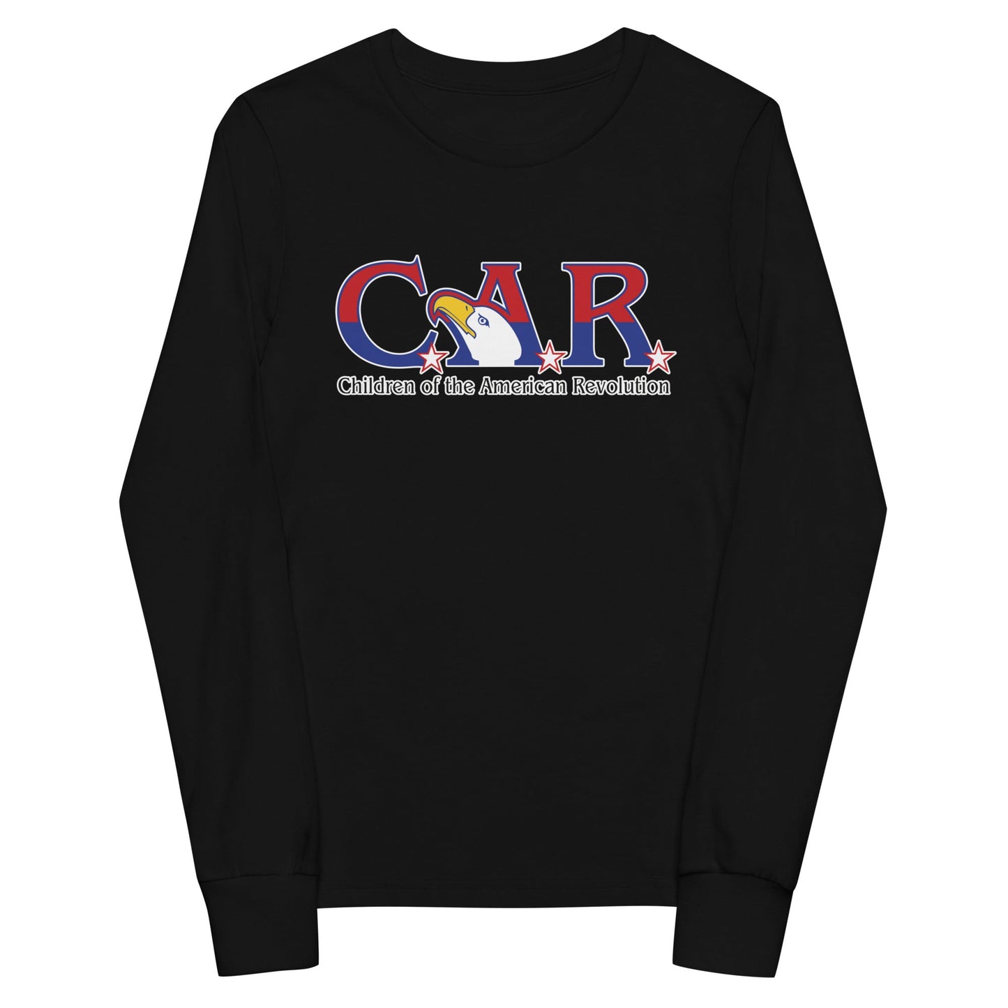 Performance | Youth Long Sleeve T-Shirt | Georgia State Society Children of the American Revolution | Mark Logo