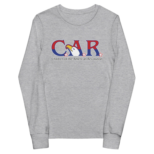 Performance | Youth Long Sleeve T-Shirt | Georgia State Society Children of the American Revolution | Mark Logo