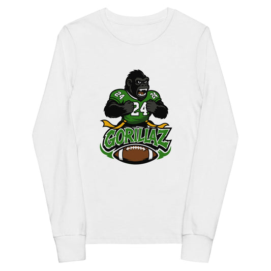 Performance | Youth Long Sleeve T-Shirt | Gorillaz | Vanguard Logo