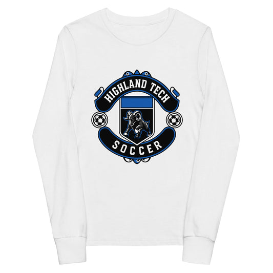 Performance | Youth Long Sleeve T-Shirt | Highland Soccer | Emblem Logo