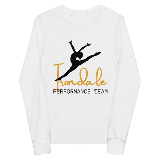 Performance | Youth Long Sleeve T-Shirt | Irondale Dance Team