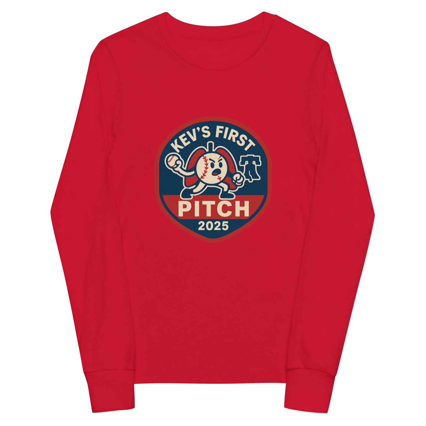 Performance | Youth Long Sleeve T-Shirt | Kev's First Pitch