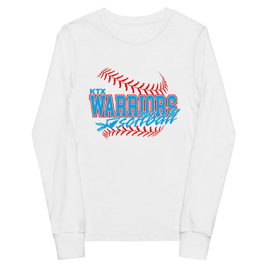 Performance | Youth Long Sleeve T-Shirt | KTX Warriors | Softball Logo