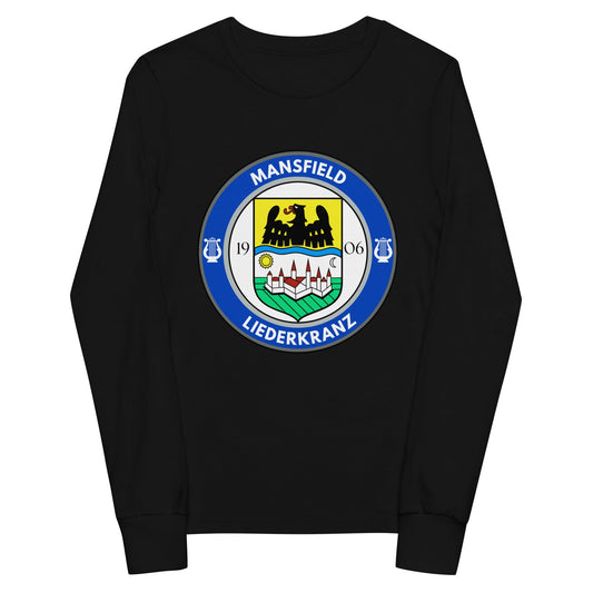 Performance | Youth Long Sleeve T-Shirt | Liederkranz Soccer Club | Badge Logo