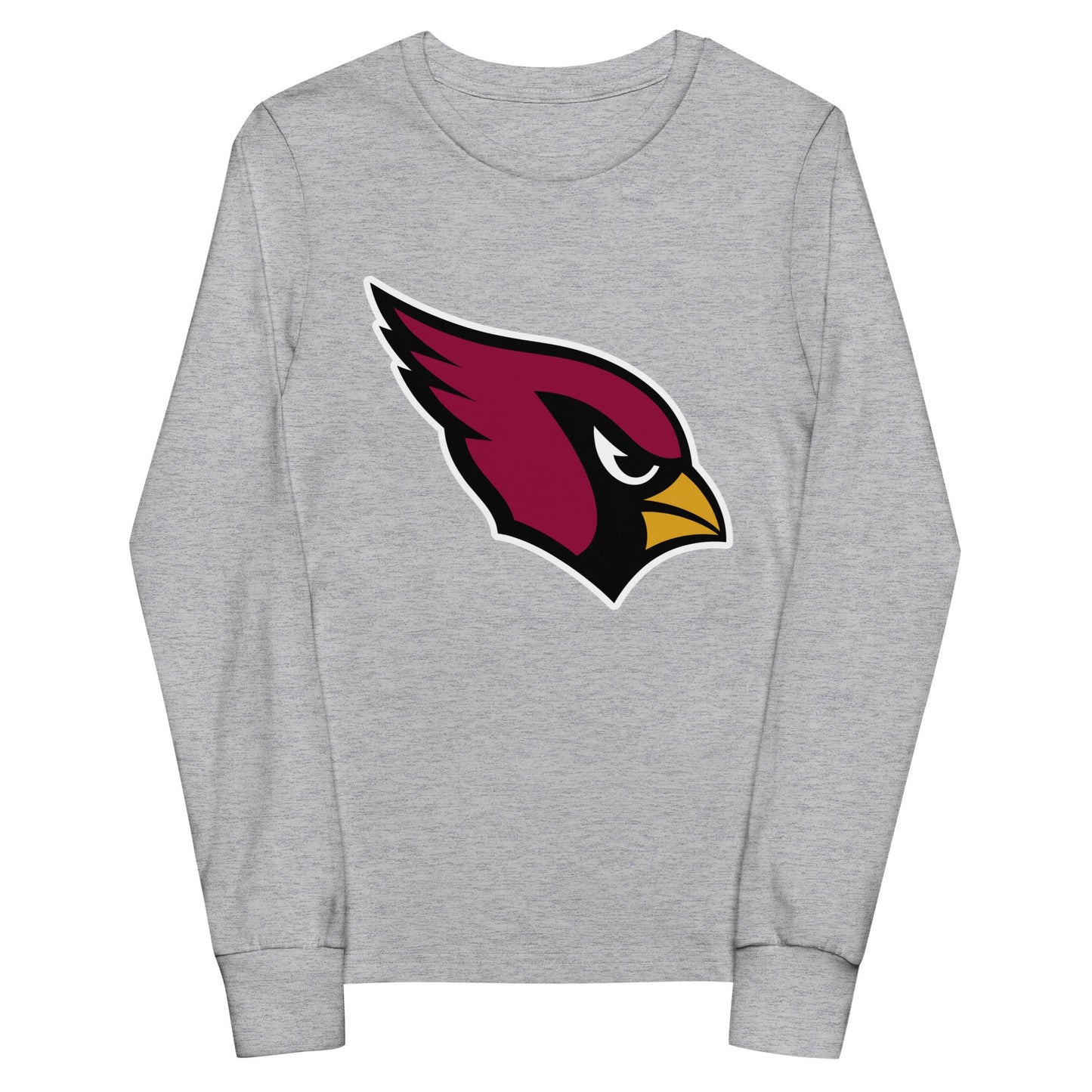 Performance | Youth Long Sleeve T-Shirt | Lowell W Lacrosse | Redwing Mascot Logo