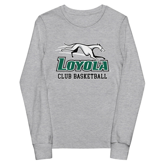 Performance | Youth Long Sleeve T-Shirt | Loyola MD Club Basketball | Alt Logo