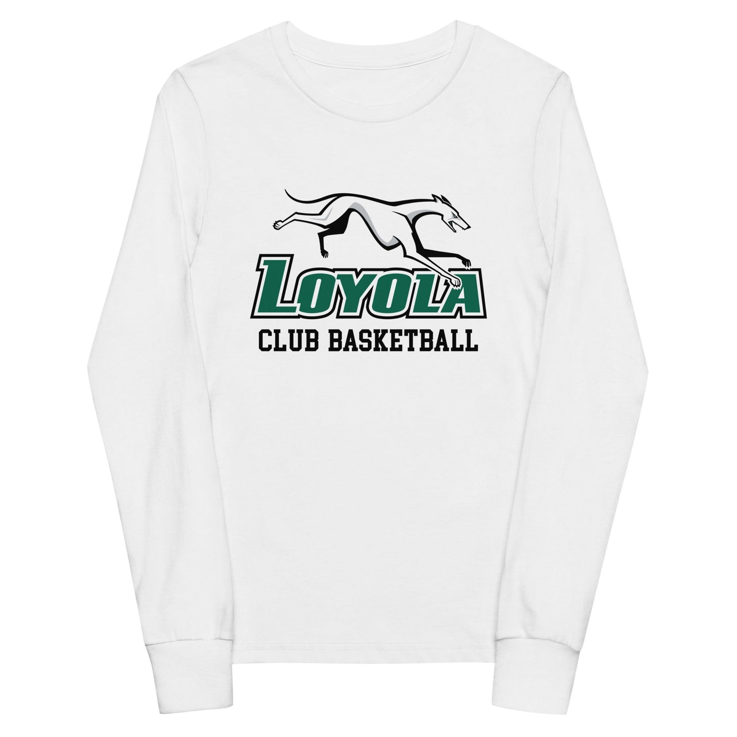 Performance | Youth Long Sleeve T-Shirt | Loyola MD Club Basketball | Alt Logo