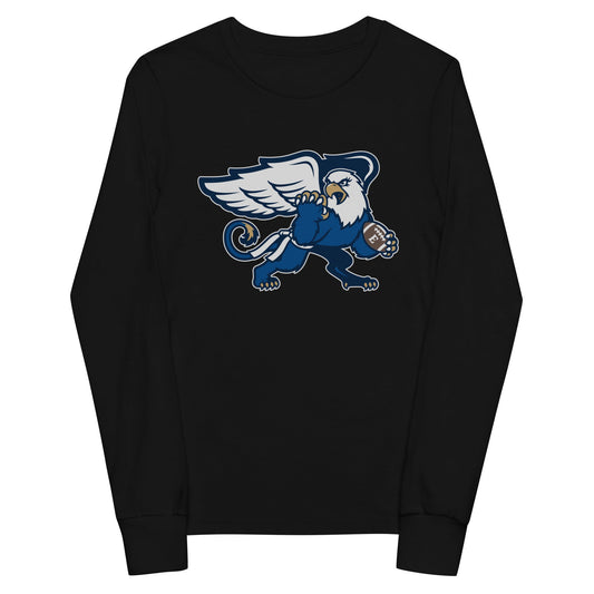 Performance | Youth Long Sleeve T-Shirt | LWE Flag Football | Emblem Logo