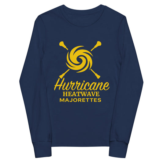 Performance | Youth Long Sleeve T-Shirt | LWH Heatwave Majorettes | Alt 1 Logo