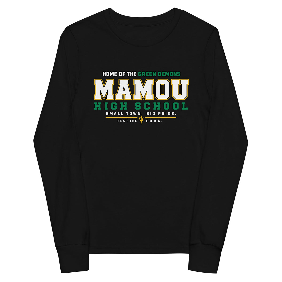 Performance | Youth Long Sleeve T-Shirt | Mamou High School | Vanguard Logo
