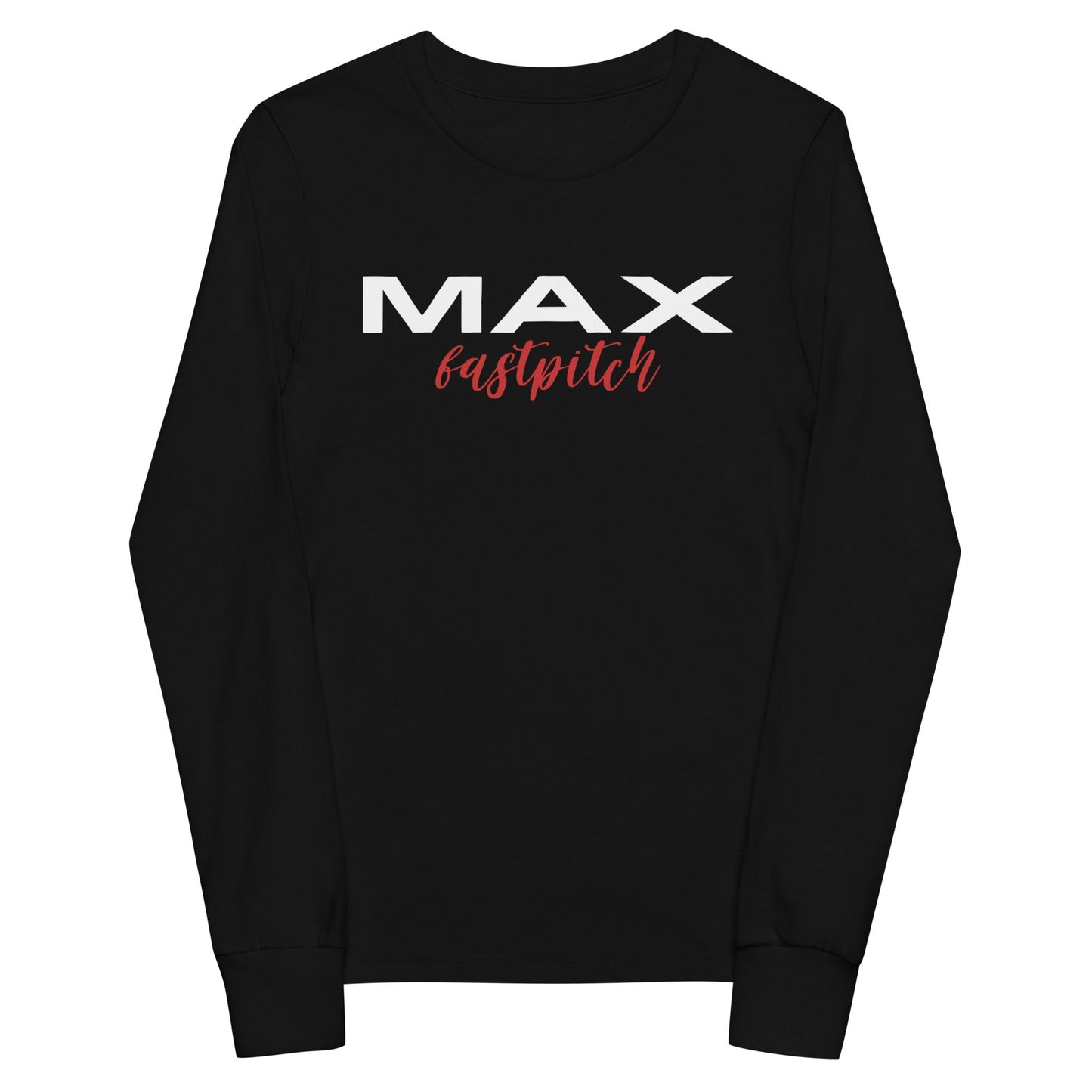 Performance | Youth Long Sleeve T-Shirt | MAX Fastpitch | Stars Logo