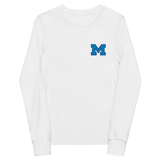 Performance | Youth Long Sleeve T-Shirt | Medfield Softball | Lettermark Logo