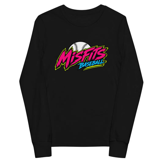 Performance | Youth Long Sleeve T-Shirt | Misfits Baseball | Athletics Logo