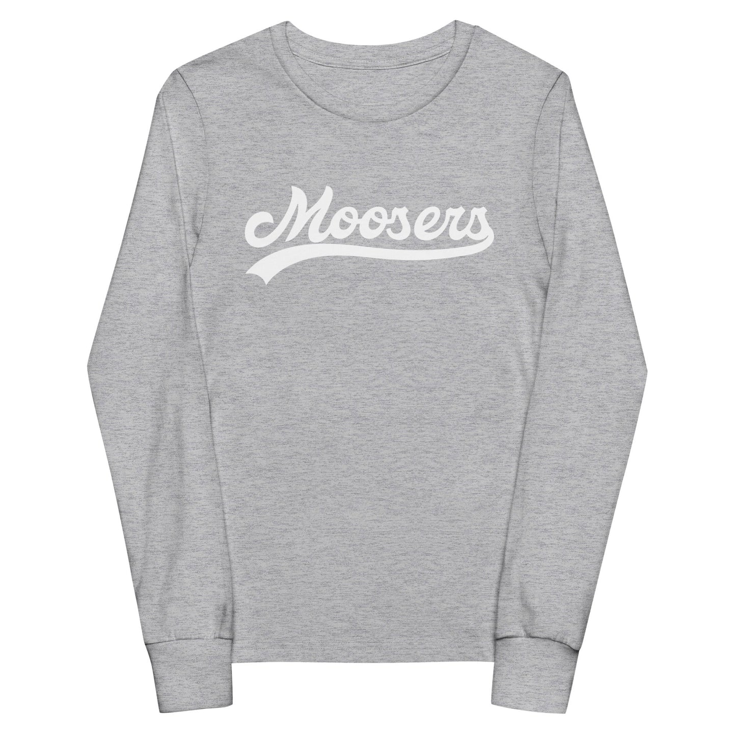 Performance | Youth Long Sleeve T-Shirt | Moosers | Athletic Script Logo