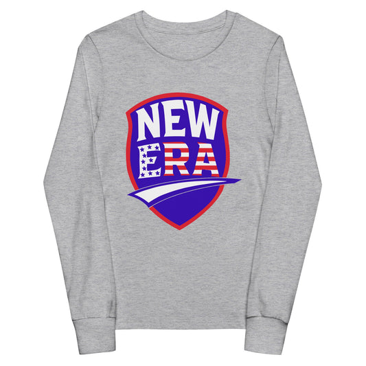 Performance | Youth Long Sleeve T-Shirt | New Era Softball | Badge Logo