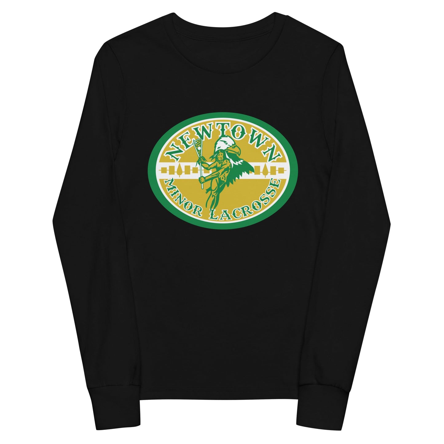 Performance | Youth Long Sleeve T-Shirt | Newtown Minor Lacrosse | Emblem Logo