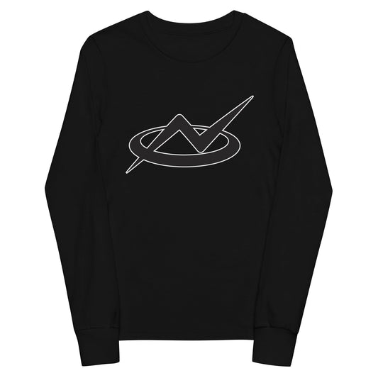Performance | Youth Long Sleeve T-Shirt | Nimbus Baseball | Volt - Sphere Crest Logo