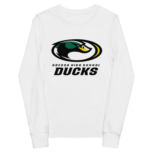 Performance | Youth Long Sleeve T-Shirt | Odessa Girls Lacrosse | ODH Ducks Logo