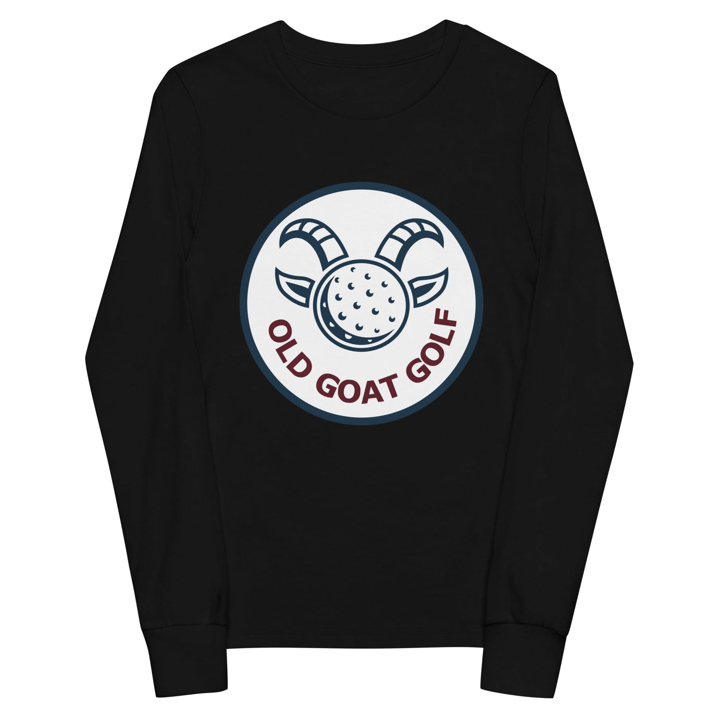 Performance | Youth Long Sleeve T-Shirt | Old Goat Golf | Badge Logo