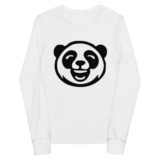 Performance | Youth Long Sleeve T-Shirt | Panda Lacrosse Club | Mascot Logo