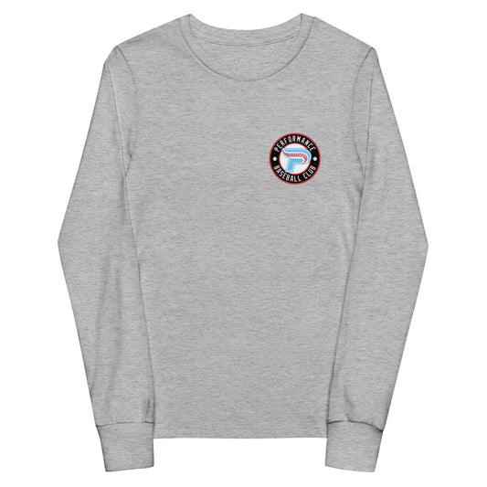 Performance | Youth Long Sleeve T-Shirt | Performance Baseball Club | Alt Logo