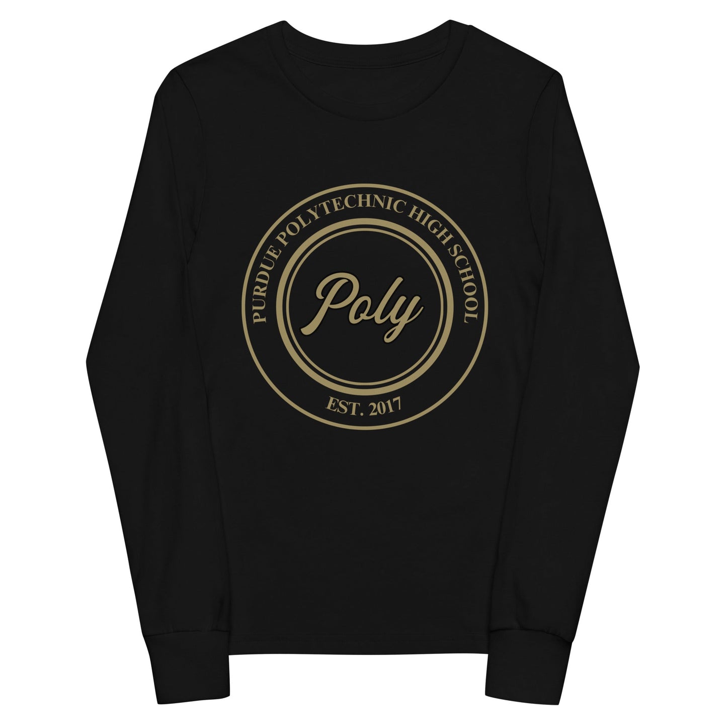 Performance | Youth Long Sleeve T-Shirt | Purdue Polytechnic High School | Poly Seal Logo