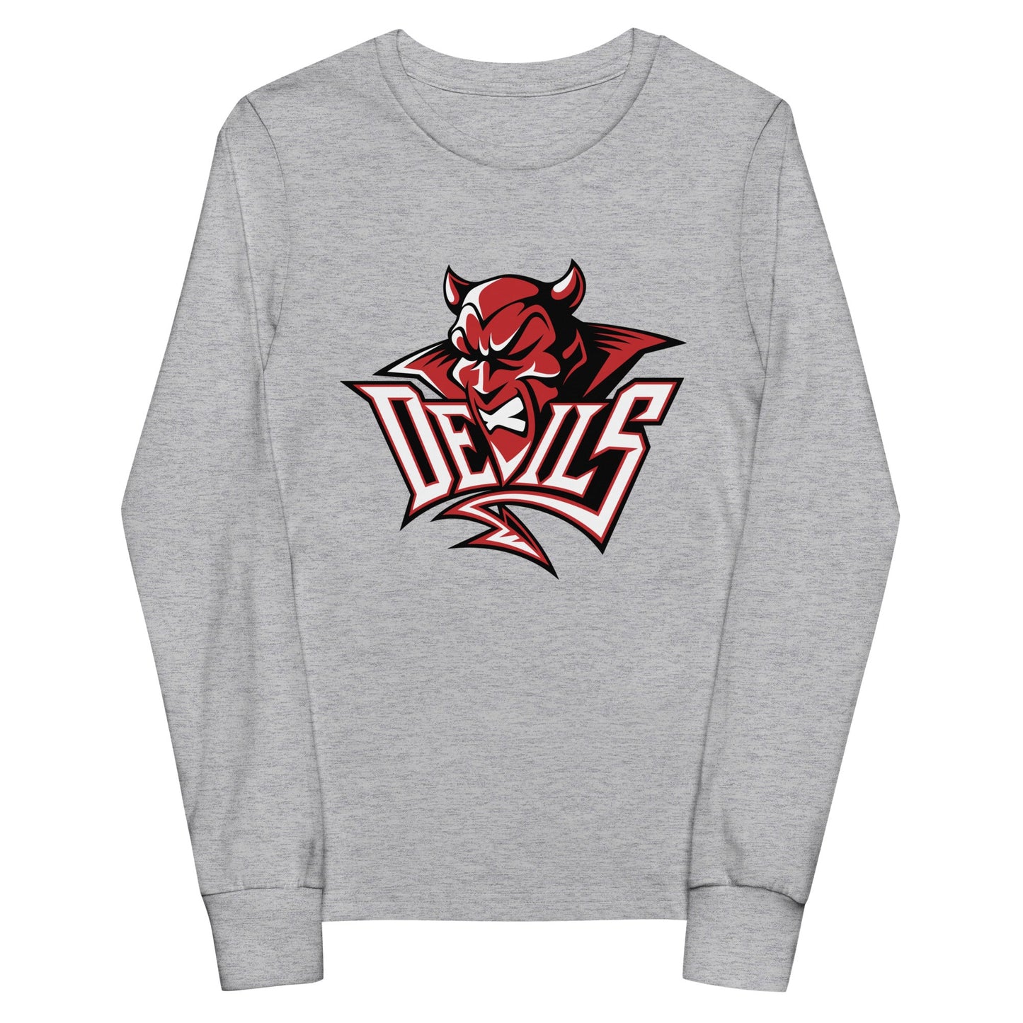 Performance | Youth Long Sleeve T-Shirt | Red Springs Track and Field | Mascot Logo