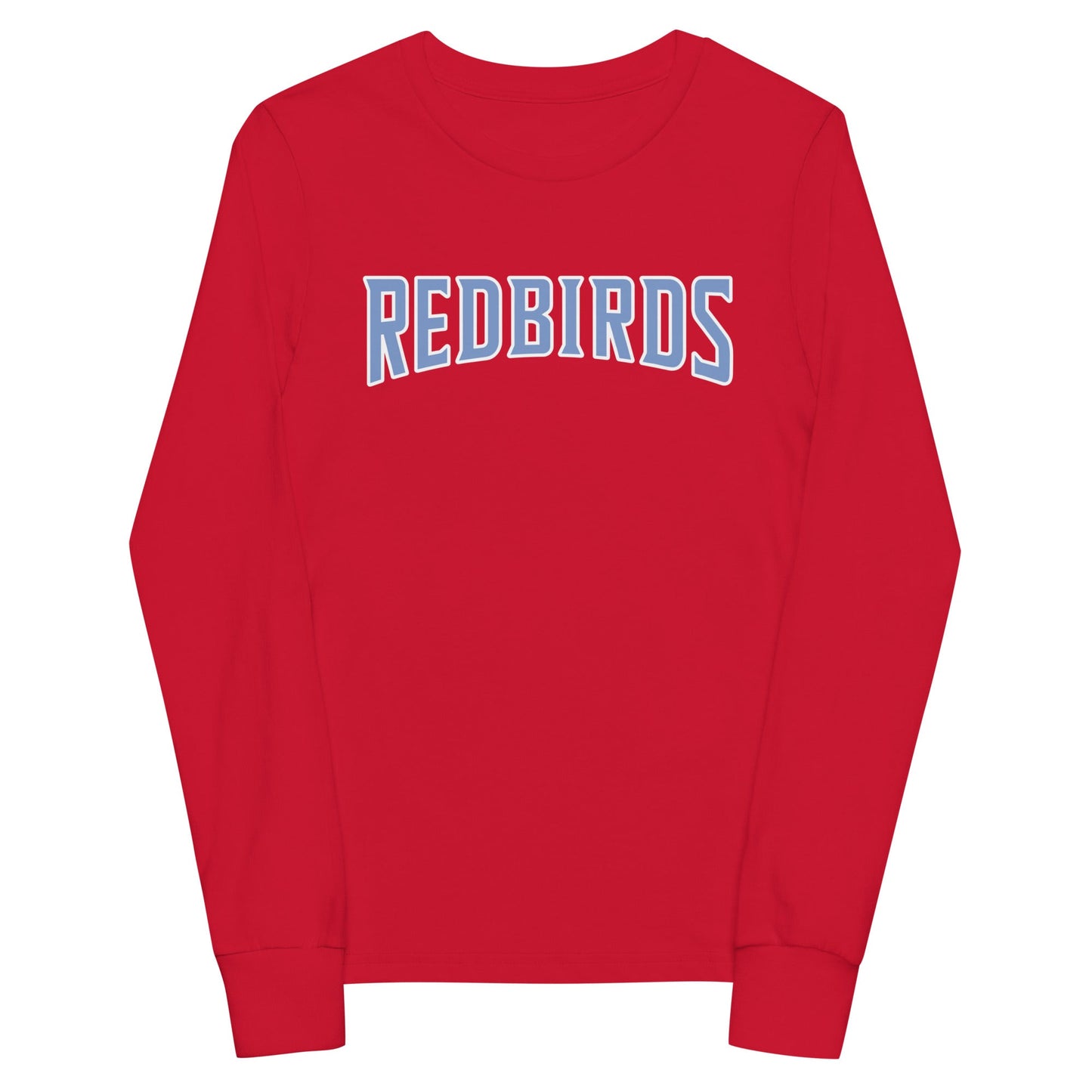 Performance | Youth Long Sleeve T-Shirt | Redbirds | Script Logo