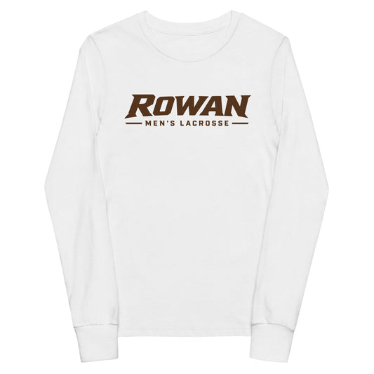 Performance | Youth Long Sleeve T-Shirt | Rowan Men’s Lacrosse | Modern Script Logo