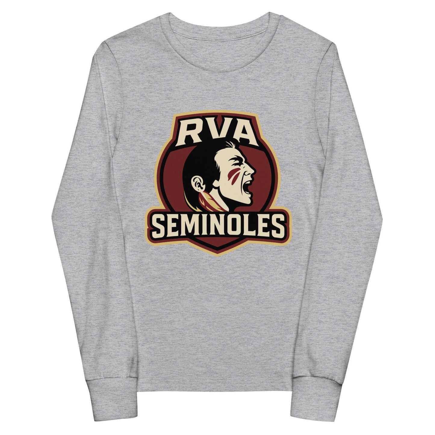 Performance | Youth Long Sleeve T-Shirt | RVA Seminoles | Mascot Logo