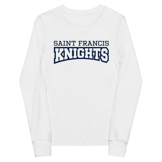 Performance | Youth Long Sleeve T-Shirt | Saint Francis School | Modern Script Logo