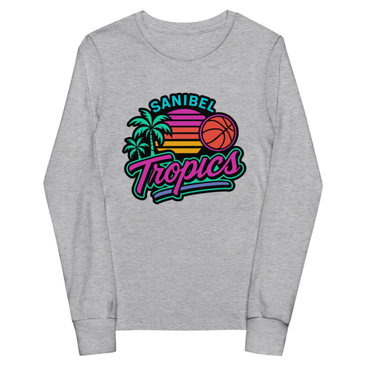 Performance | Youth Long Sleeve T-Shirt | Sanibel Tropics | Coastal Clash Logo