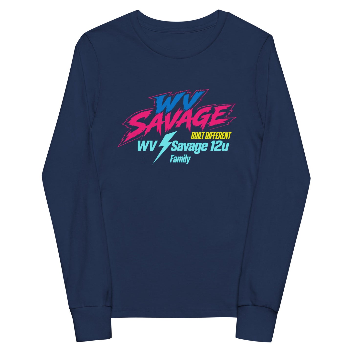 Performance | Youth Long Sleeve T-Shirt | Savage | Modern Text Logo