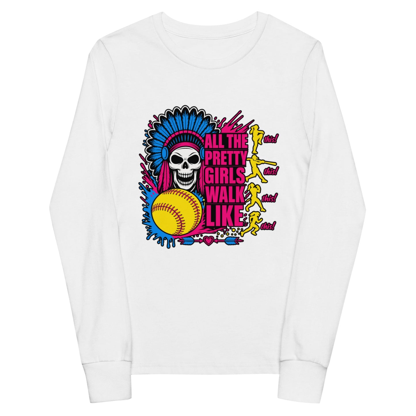 Performance | Youth Long Sleeve T-Shirt | Savage Softball | Varsity Vanguard Logo