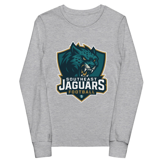 Performance | Youth Long Sleeve T-Shirt | Southeast Jaguars | Shield Logo