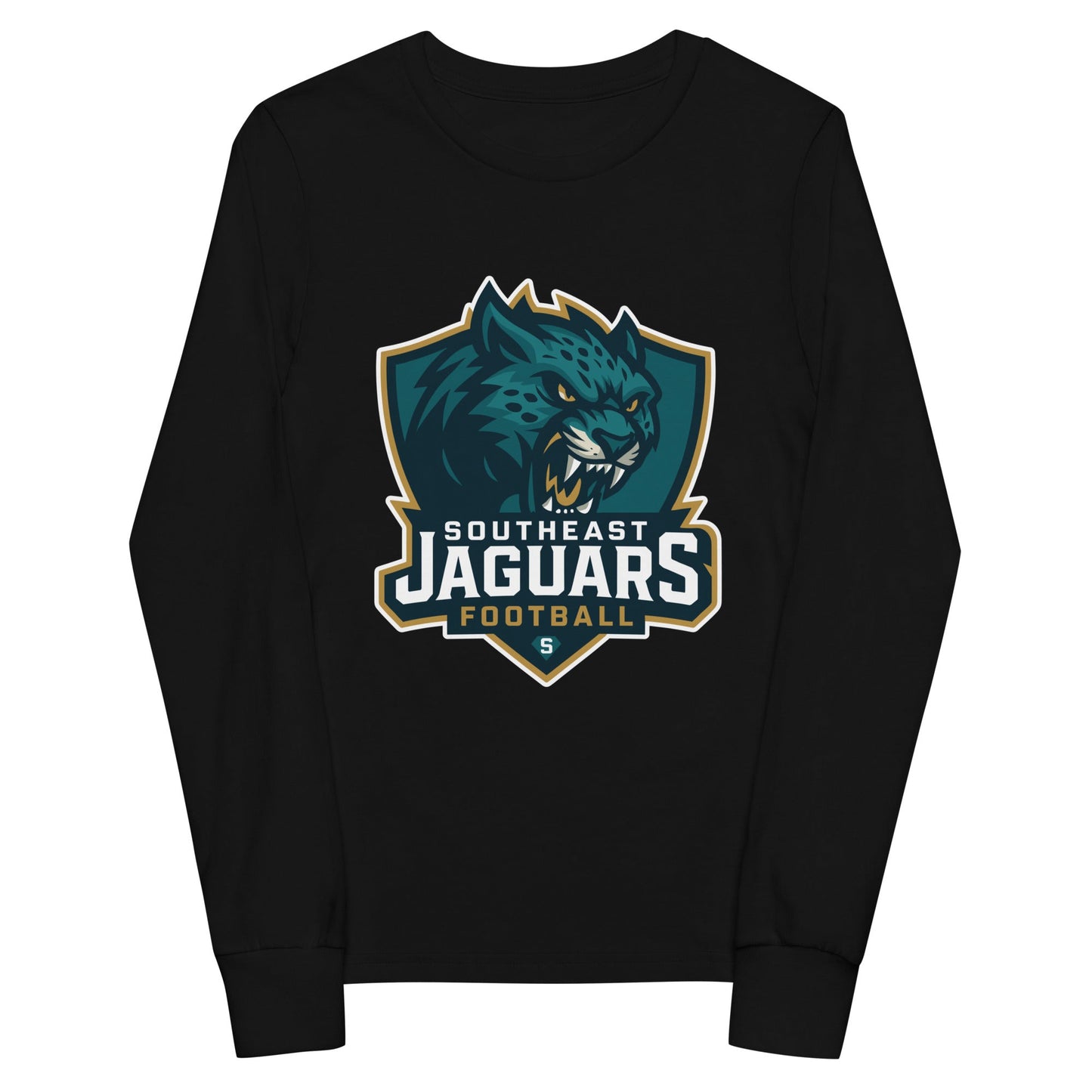 Performance | Youth Long Sleeve T-Shirt | Southeast Jaguars | Shield Logo