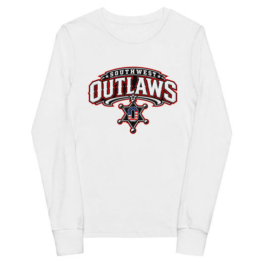 Performance | Youth Long Sleeve T-Shirt | Southwest Outlaws | Vanguard Logo