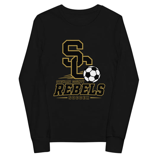 Performance | Youth Long Sleeve T-Shirt | Stewart County Soccer | Vanguard Logo