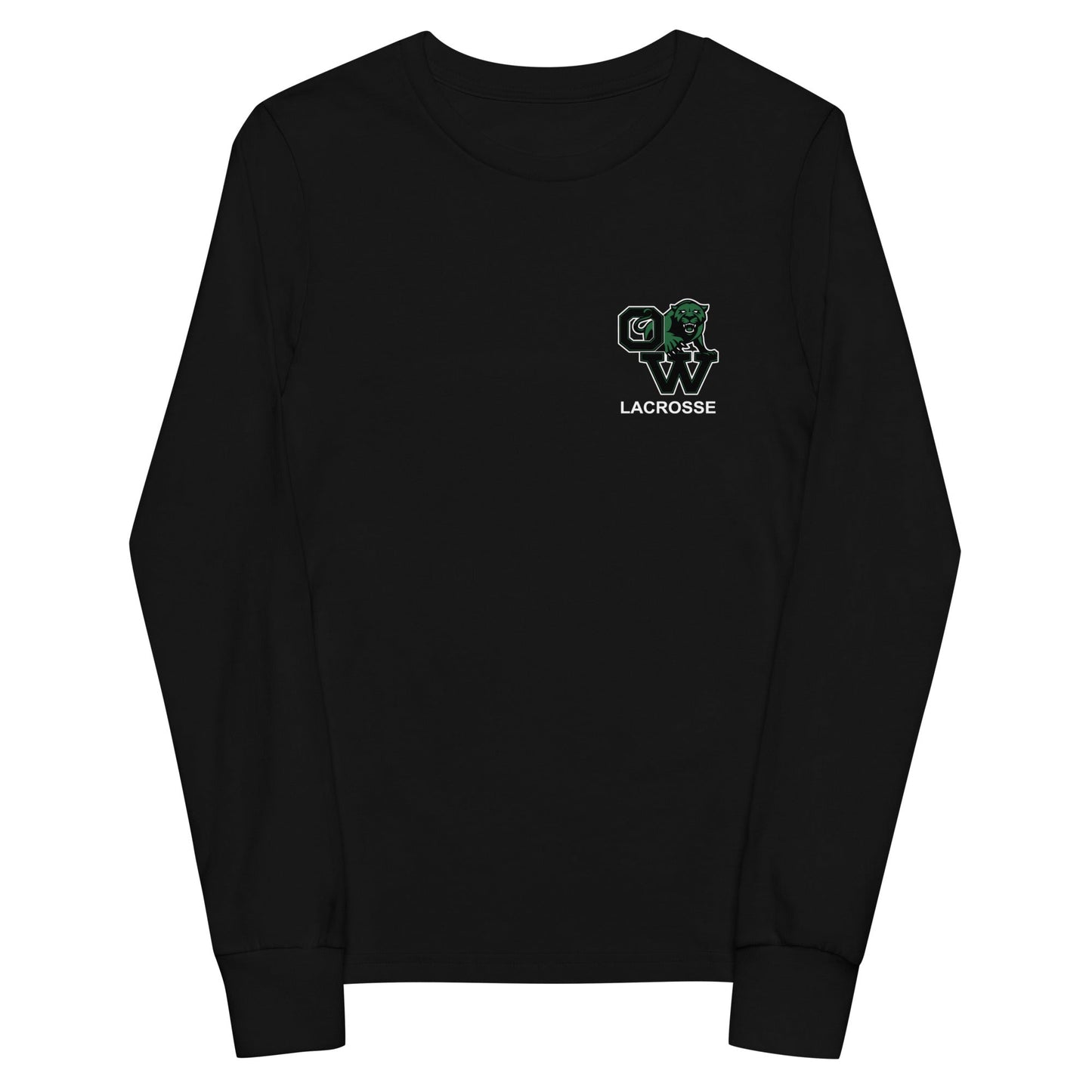 Performance | Youth Long Sleeve T-Shirt | SUNY Old Westbury Women's Lacrosse | Alt Logo