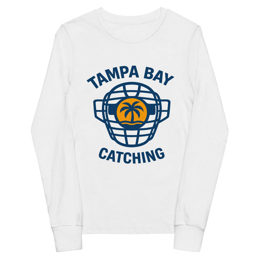 Performance | Youth Long Sleeve T-Shirt | Tampa Bay Catching | Vanguard Logo