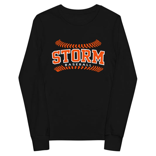 Performance | Youth Long Sleeve T-Shirt | TC Storm baseball | Storm Logo