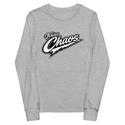 Performance | Youth Long Sleeve T-Shirt | Texas Chaos | Emblem Logo