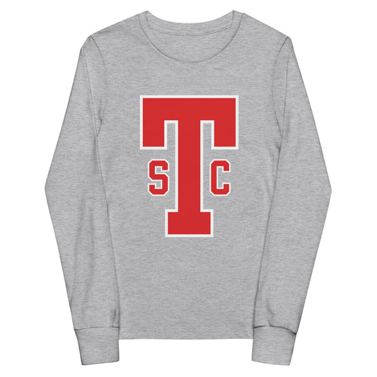 Performance | Youth Long Sleeve T-Shirt | Texoma Softball Club | Block T Logo