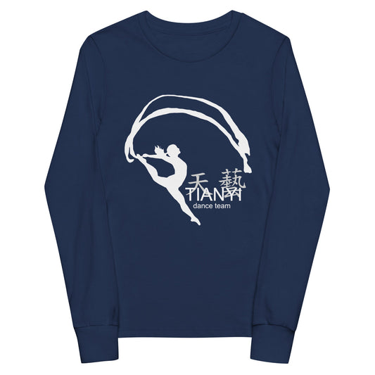 Performance | Youth Long Sleeve T-Shirt | Tianyi Dance Team | Alt Logo