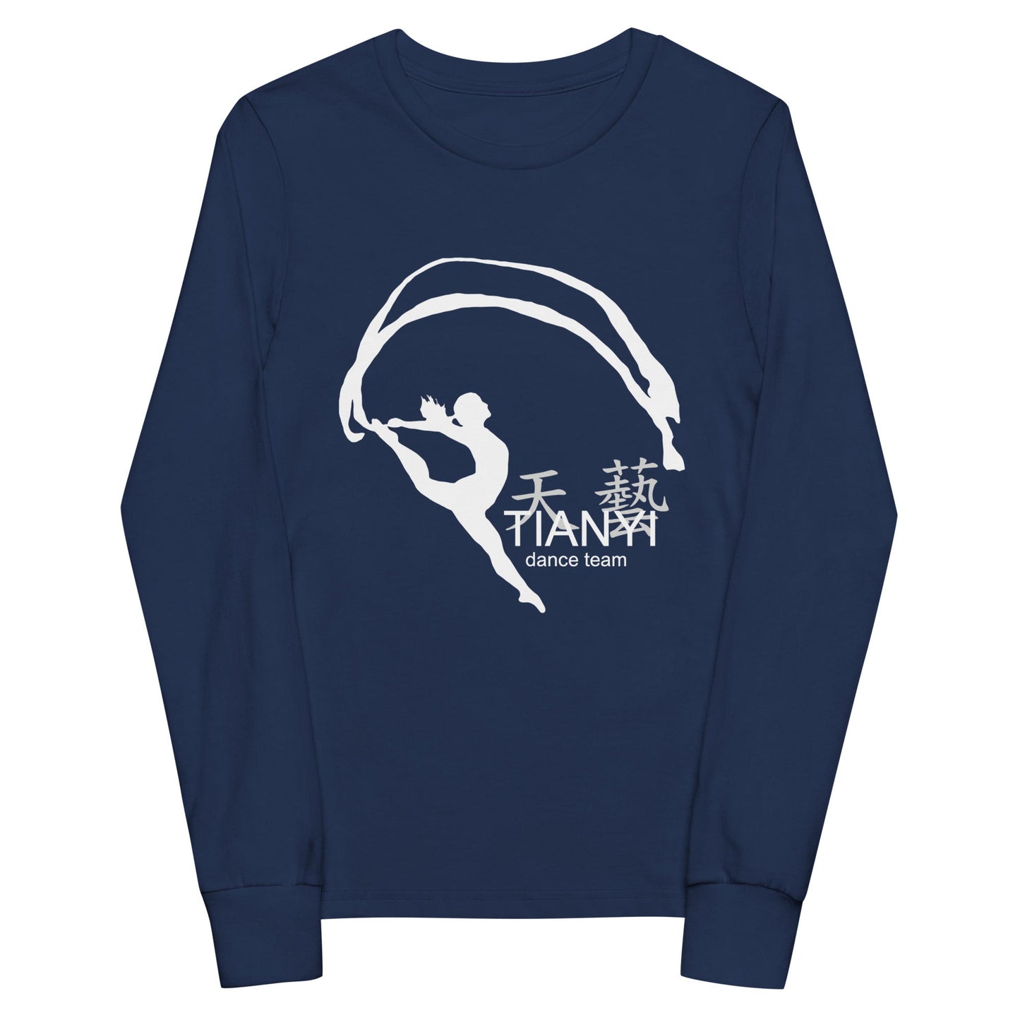 Performance | Youth Long Sleeve T-Shirt | Tianyi Dance Team | Alt Logo