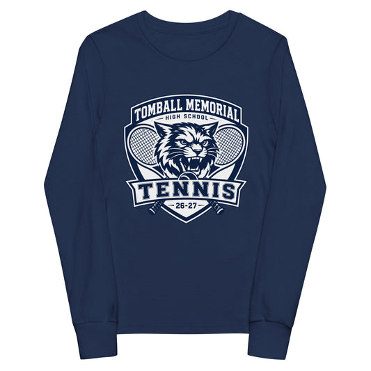 Performance | Youth Long Sleeve T-Shirt | TMHS Tennis | Shield Logo