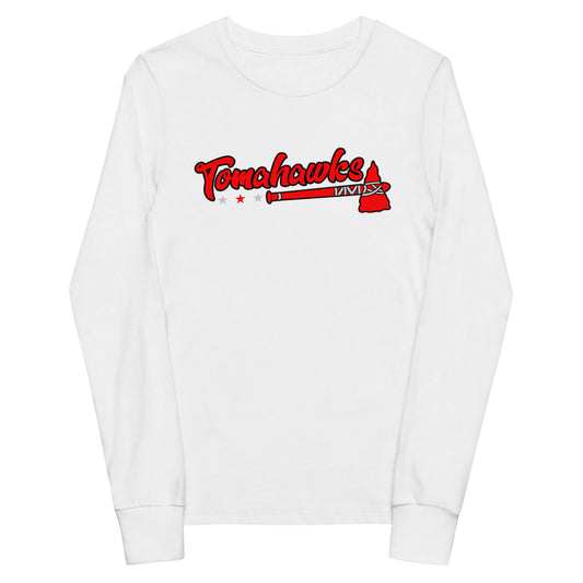 Performance | Youth Long Sleeve T-Shirt | Tomahawks | Crest Logo
