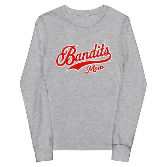 Performance | Youth Long Sleeve T-Shirt | Tri - City Baseball | Bandits Mom Logo